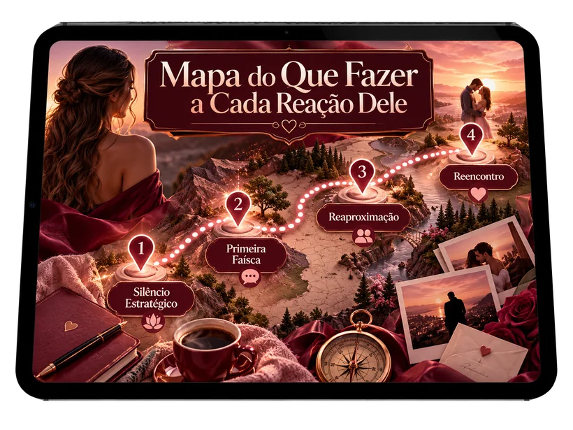 Mapa do Que Fazer a Cada Reação Dele